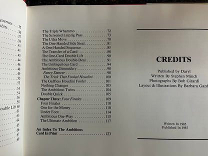 Daryl's Ambitious Card Omnibus - Stephen Minch (1st ed.)