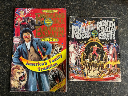 2 Ringling Brothers Circus Programs