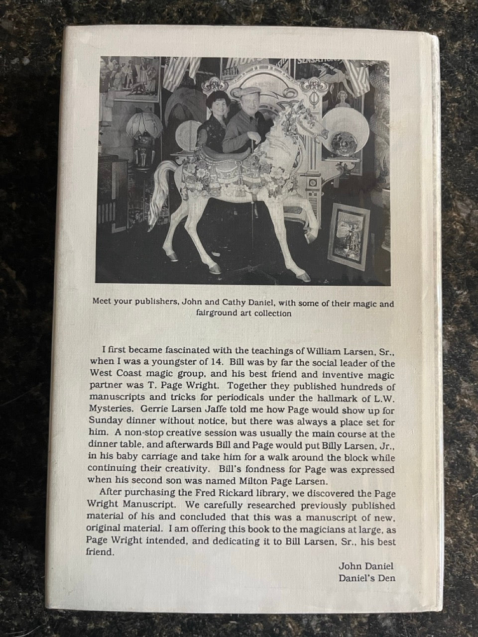 Page Wright's Manuscript - T. Page Wright - HC w/dj