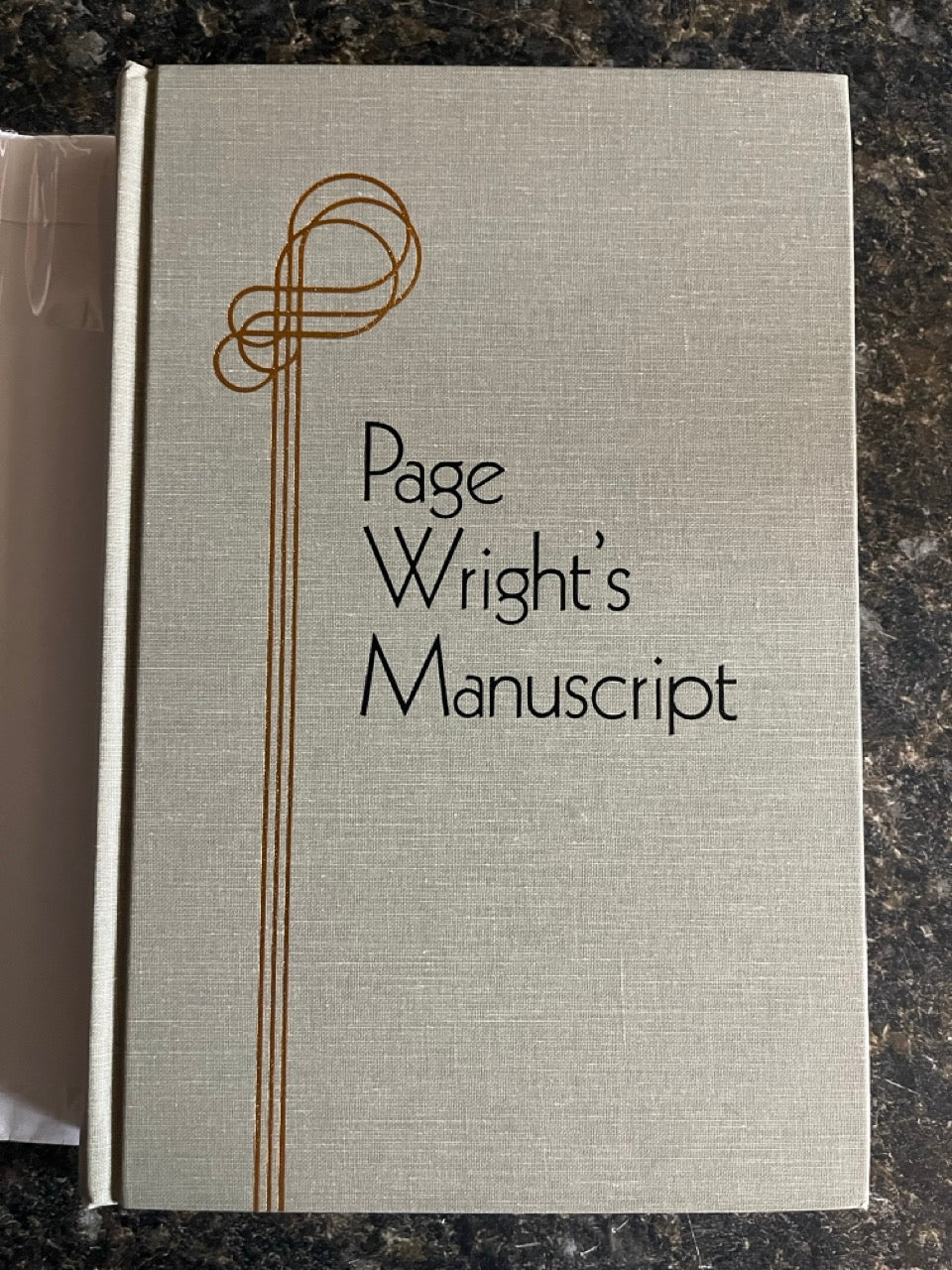 Page Wright's Manuscript - T. Page Wright - HC w/dj