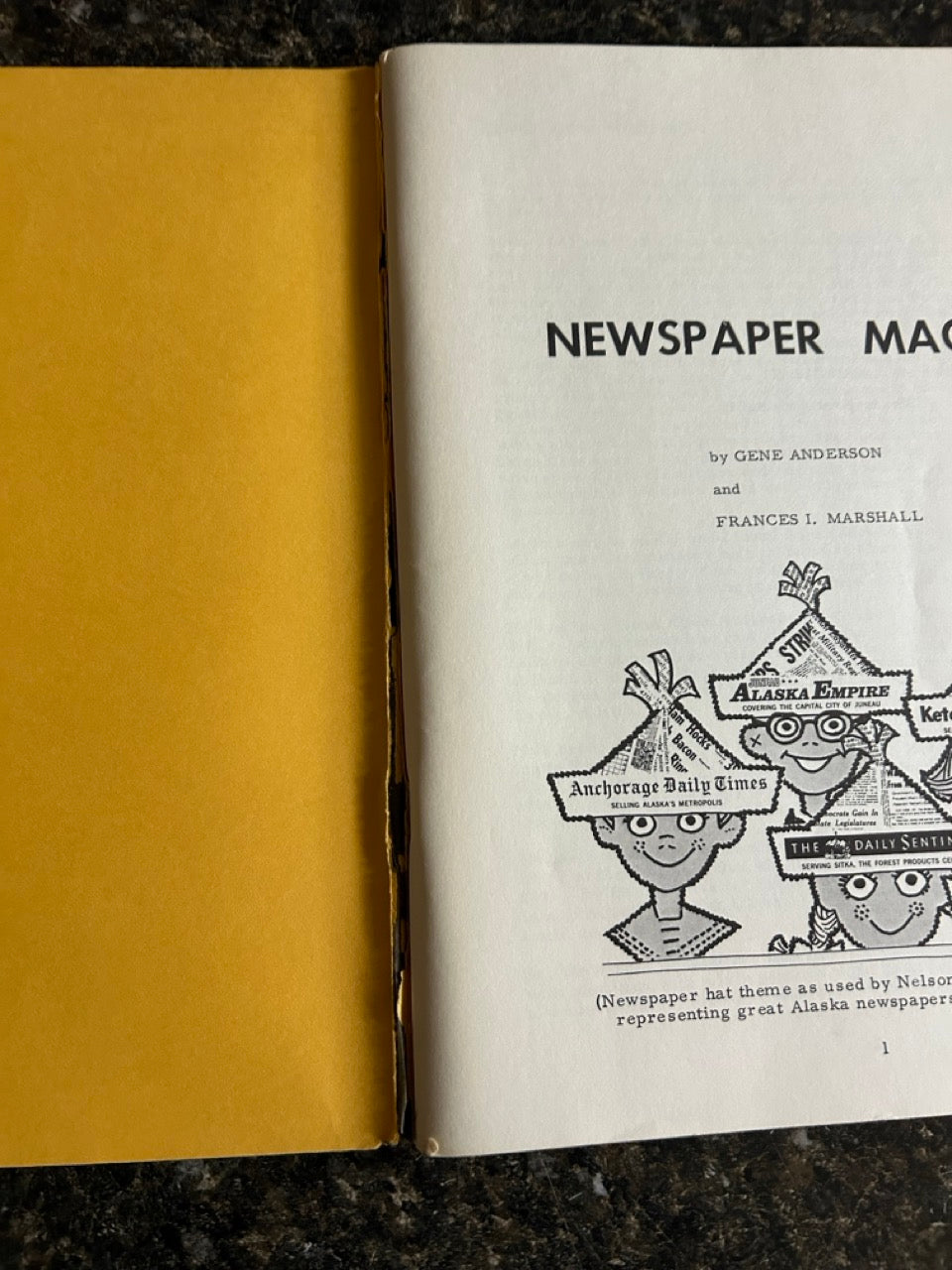 Newspaper Magic - Gene Anderson & Frances Marshall