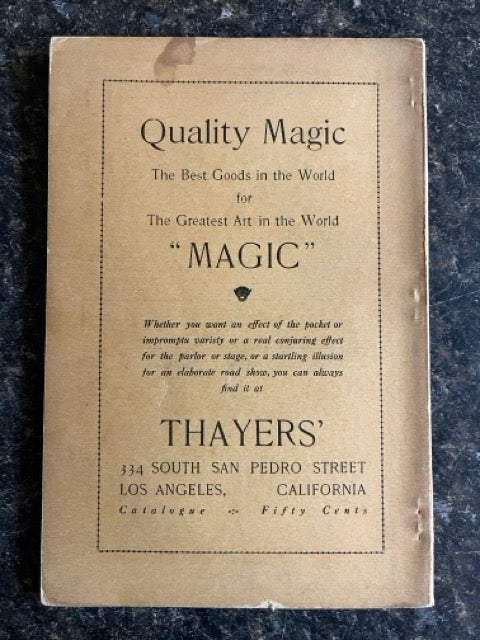 LaVellma's Vaudeville Budget for Mind-Readers Magicians and Ventriloquists - David Lustig