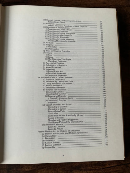 Conjurers' Psychological Secrets - S. H. Sharpe