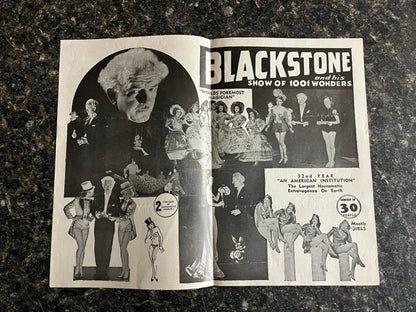 Blackstone Playbill