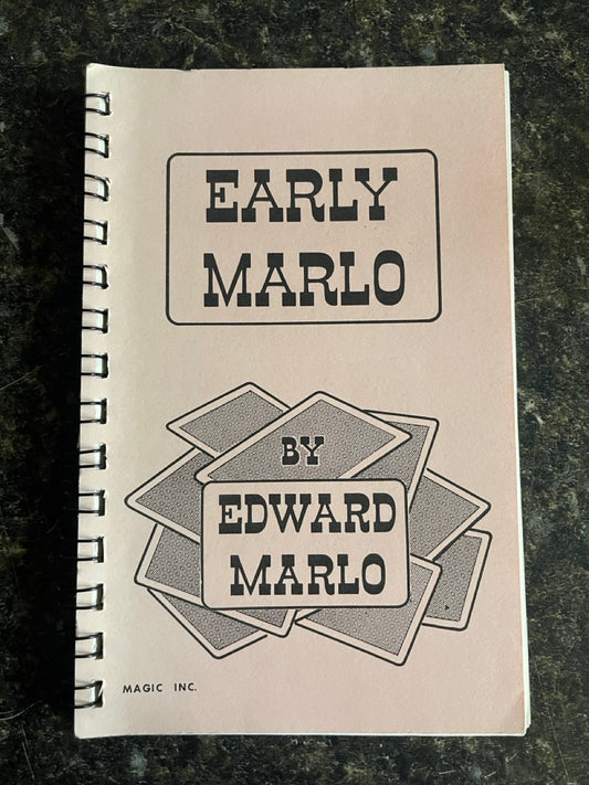 Early Marlo - Edward Marlo (LIKE NEW)