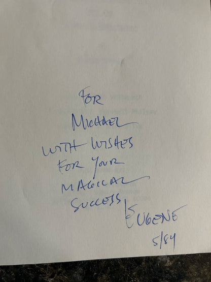 Intimate Power - Eugene Burger - SIGNED