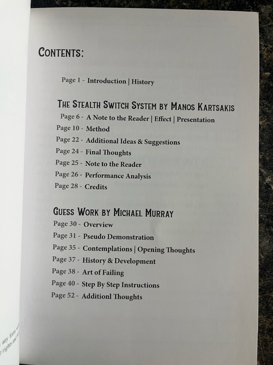 The Trojan Horse Project - Manos/Murray/Rasp