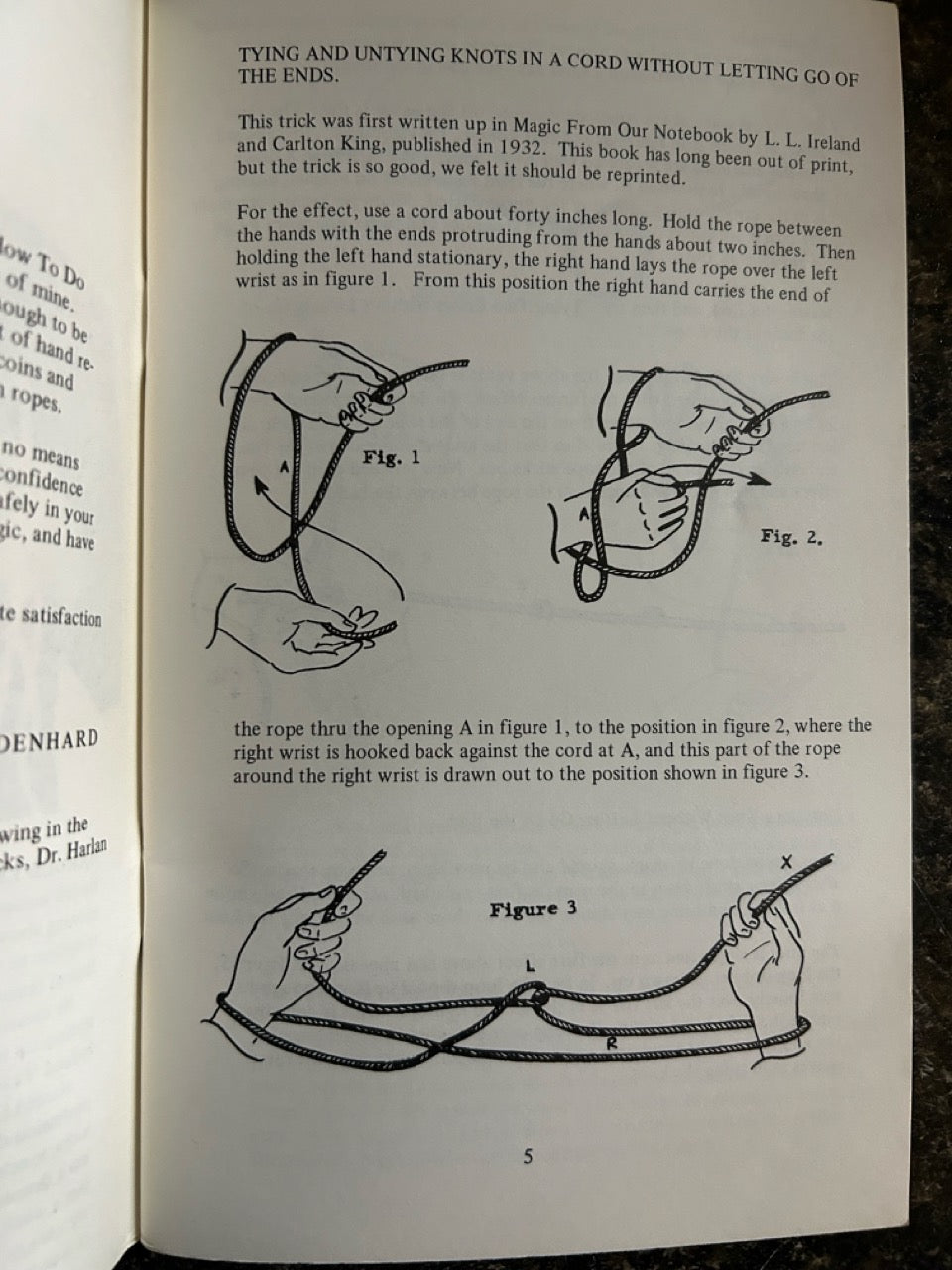 How to do Rope Tricks - Harold Denhard