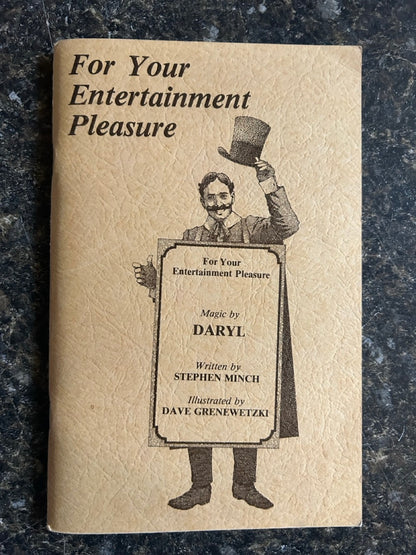 Daryl's For Your Entertainment Pleasure - Stephen Minch (softcover)