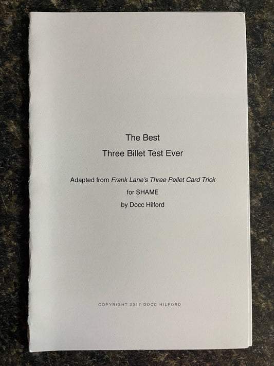 The Best Three Billet Test Ever - Docc Hilford