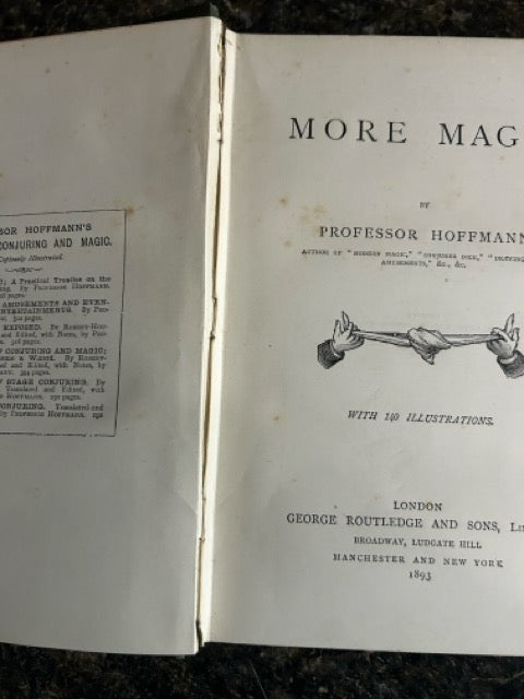 More Magic - Professor Hoffmann