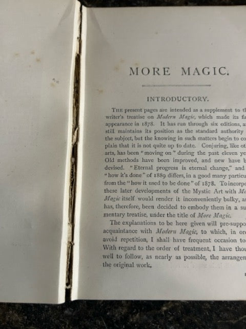 More Magic - Professor Hoffmann