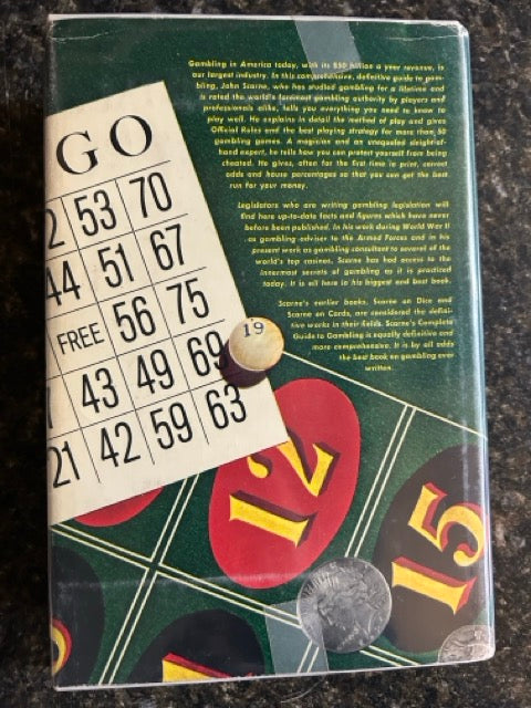 Scarne's Complete Guide to Gambling - John Scarne (HC w/dj)