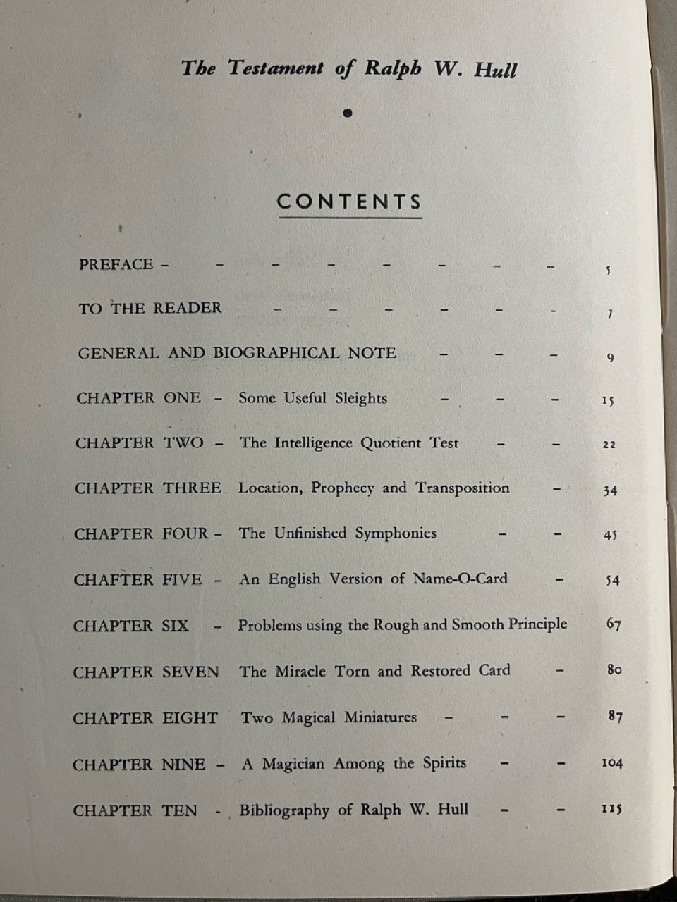 Testament of R.W. Hull/Supreme Mental Discernment - Trevor Hall
