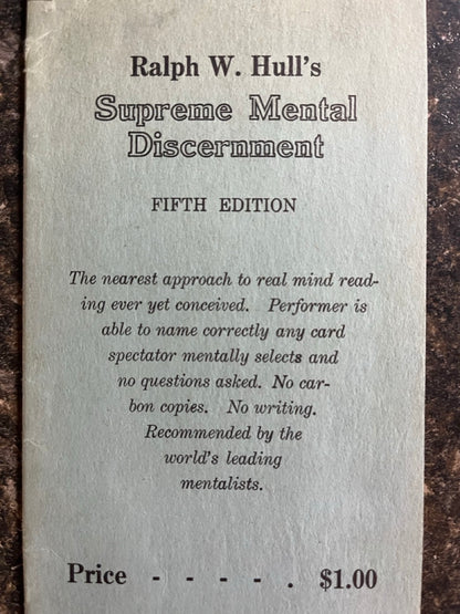 Testament of R.W. Hull/Supreme Mental Discernment - Trevor Hall