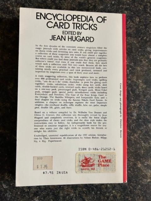 Encyclopedia of Card Tricks - Jean Hugard