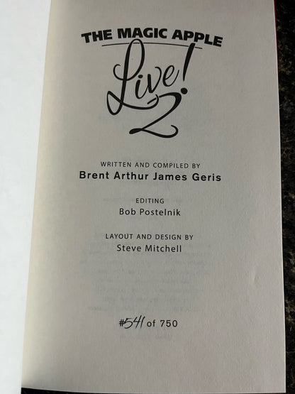 The Magic Apple LIVE 2 - Brent Arthur & James Geris (Limited Numbered Copies)