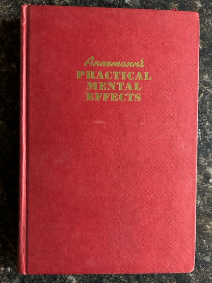 Annemann's Practical Mental Effects - Annemann