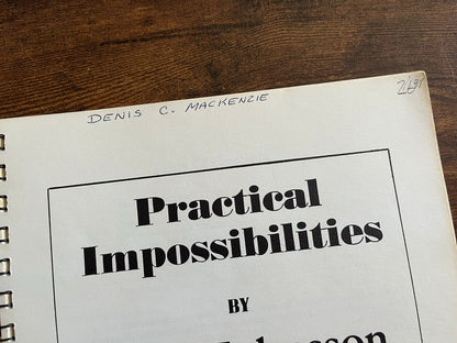 Practical Impossibilities - Rick Johnsson