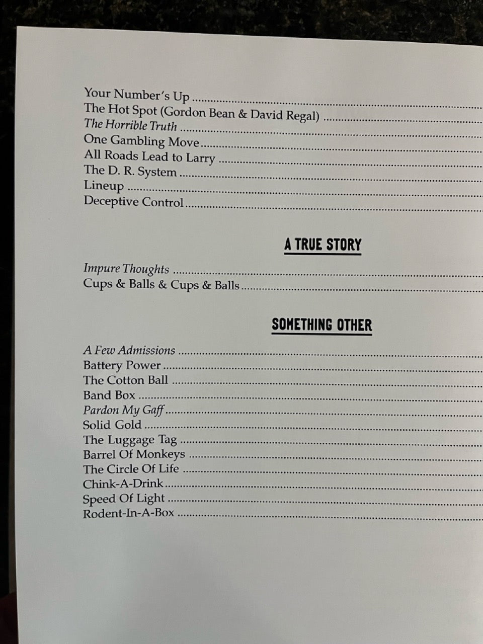 Constant Fooling Vols. 1 & 2 - David Regal