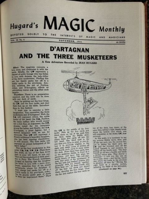 Hugard's Magic Monthly - Volumes 1-9 - Jean Hugard