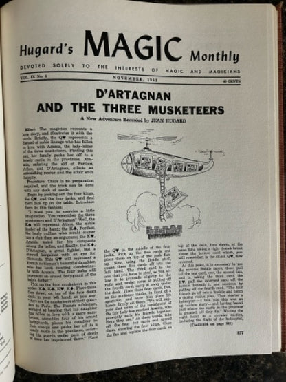 Hugard's Magic Monthly - Volumes 1-9 - Jean Hugard
