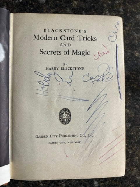 Blackstone's Modern Card Tricks & Secrets of Magic - Harry Blackstone