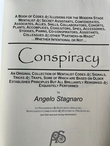 Conspiracy - Angelo Stagnaro