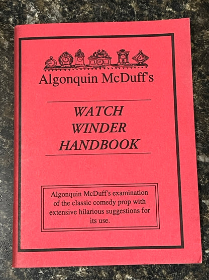 Watch Winder Handbook - Algonquin McDuff