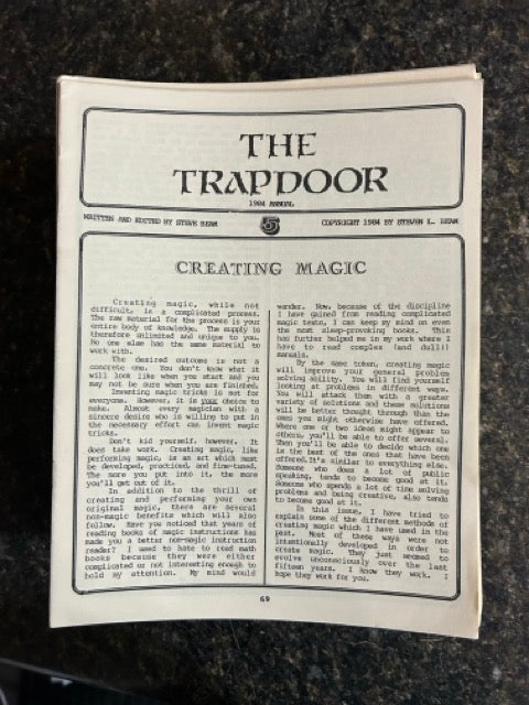 Steve Beam's The Trapdoor (55 Various Issues)