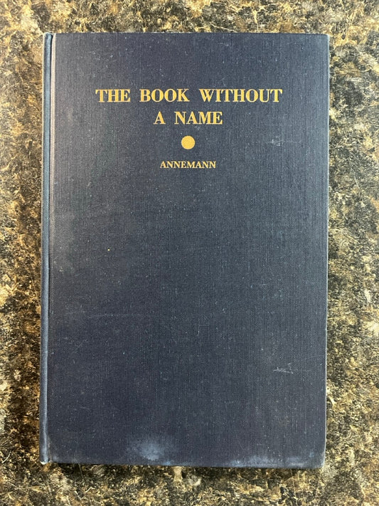 The Book Without a Name - Theo Annemann (HC, 1st ed)