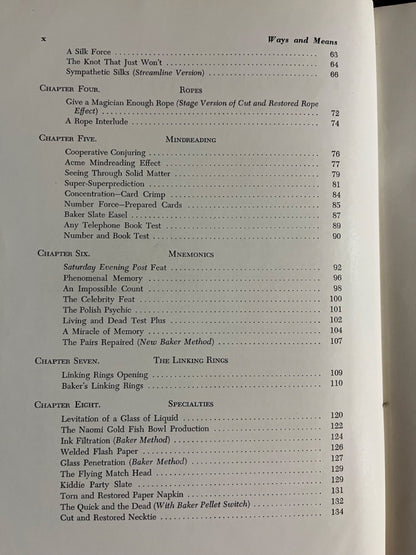 Al Baker's Magical Ways and Means - SIGNED