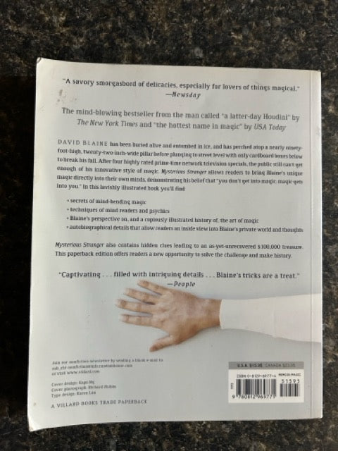 Mysterious Stranger - David Blaine (softcover)