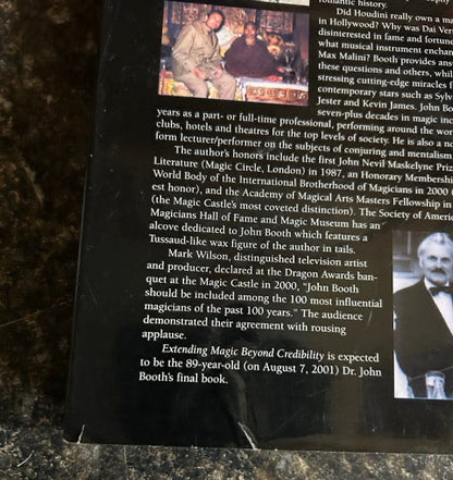 Extending Magic Beyond Credibility - John Booth