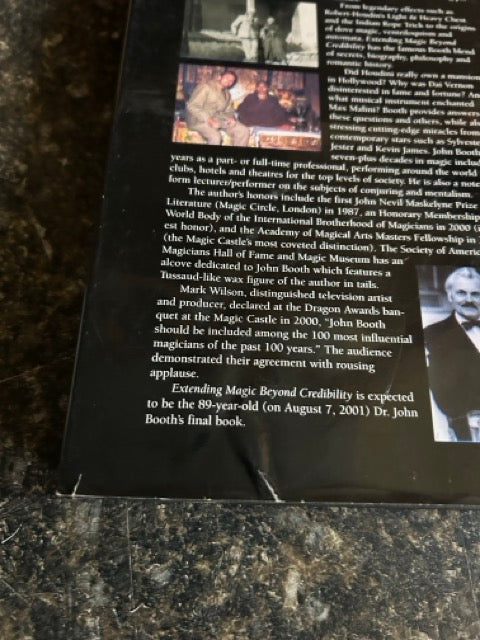 Extending Magic Beyond Credibility - John Booth