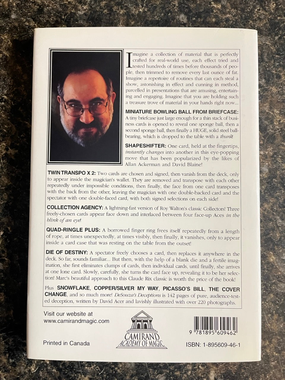 DeSouza's DeCeptions: The Magic Of Marc DeSouza - David Acer