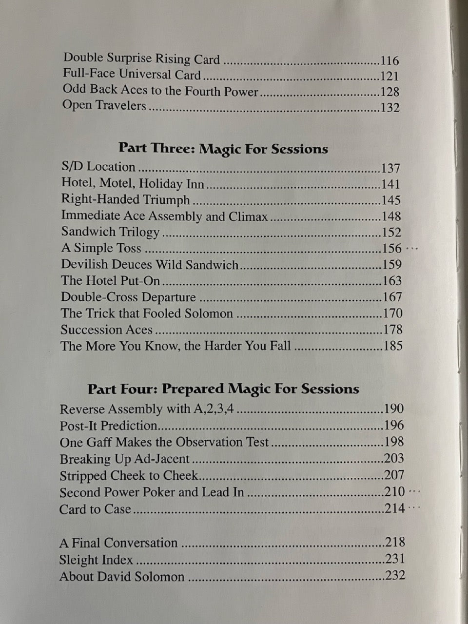 Solomon's Mind: The Card Mysteries of David Solomon - Eugene Burger