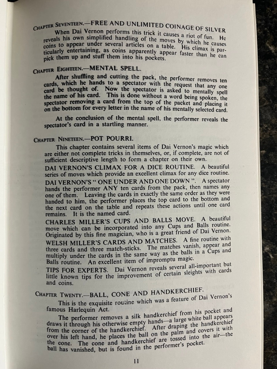 The Dai Vernon Book of Magic - Lewis Ganson
