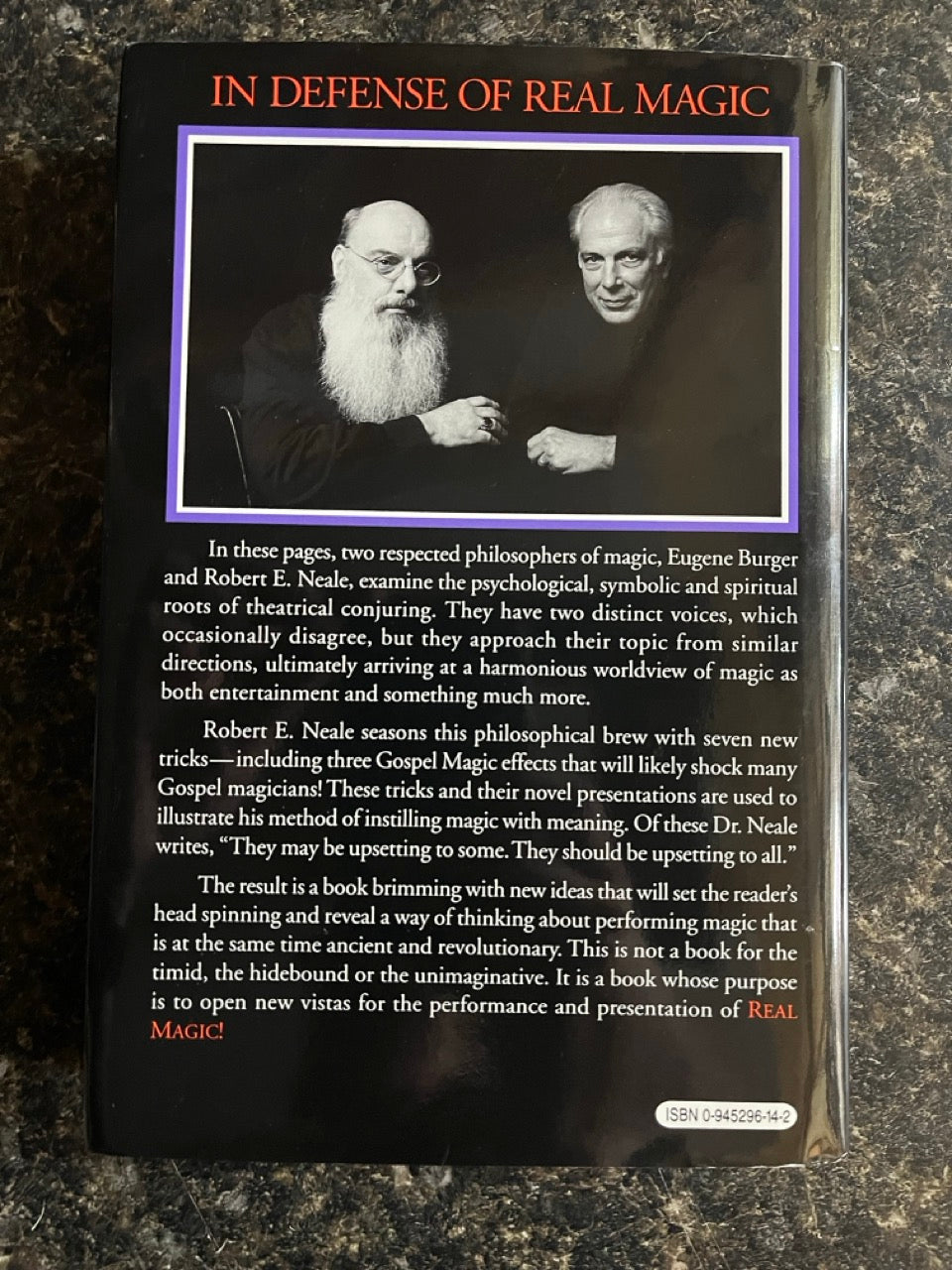 Magic And Meaning - Eugene Burger & Robert E. Neale - 1st Edition