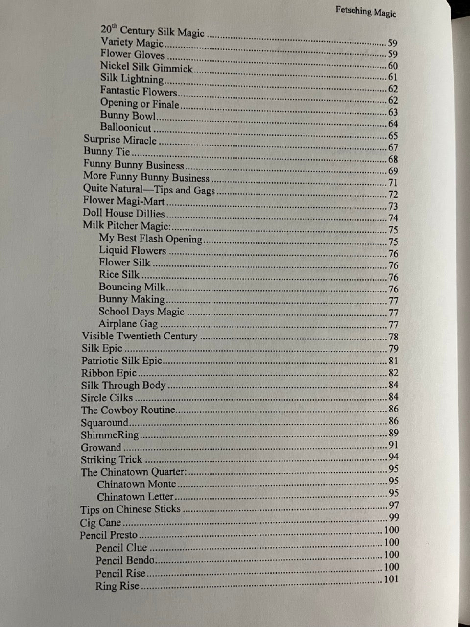 Fetsching Magic - Robert Kirkwood Spencer