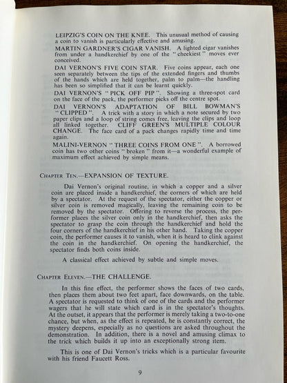 The Dai Vernon Book of Magic - Lewis Ganson (L&L Published)