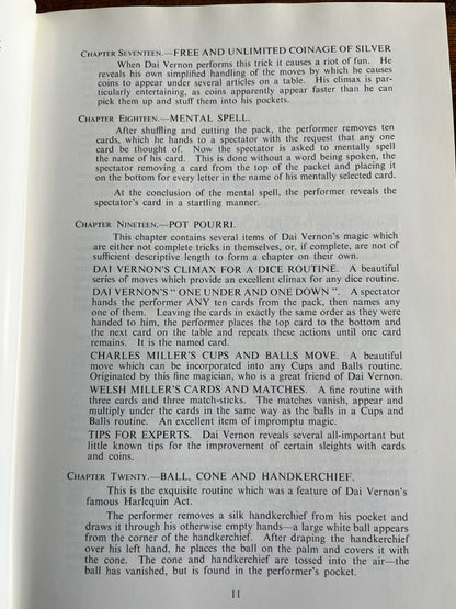 The Dai Vernon Book of Magic - Lewis Ganson (L&L Published)