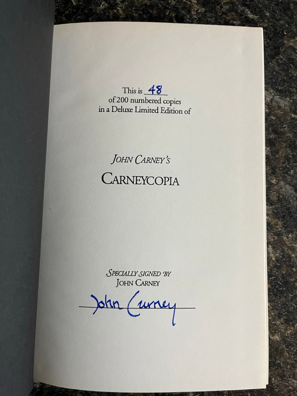 John Carney's Carneycopia - Stephen Minch - Deluxe Collector's Edition
