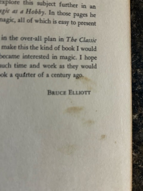 Classic Secrets of Magic - Bruce Elliott