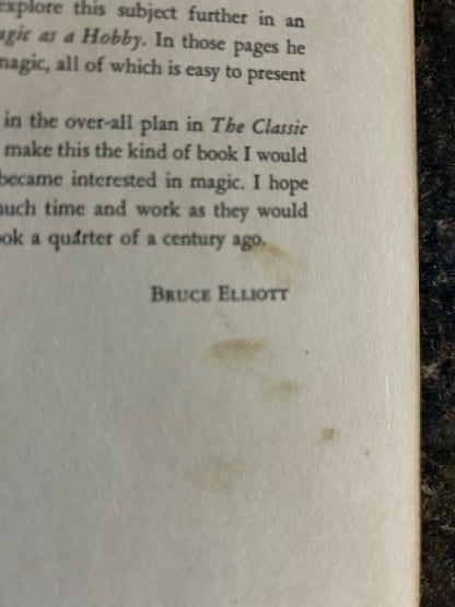 Classic Secrets of Magic - Bruce Elliott