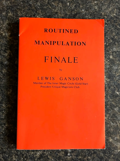 Routined Manipulation Finale - Lewis Ganson (softcover)