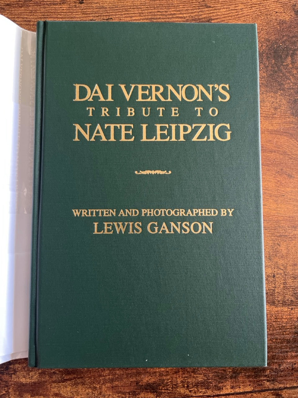 Dai Vernon's Tribute to Nate Leipzig - Lewis Ganson