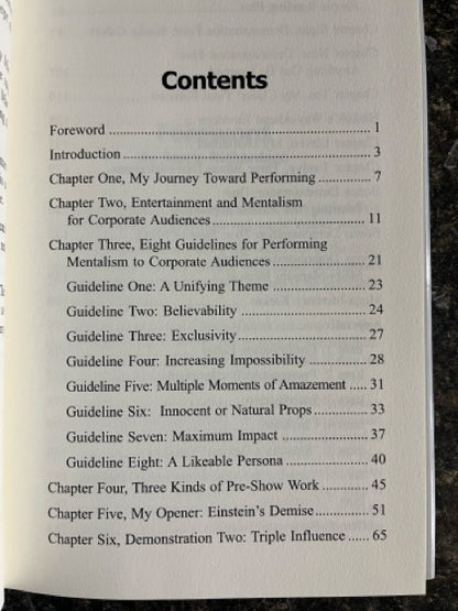 Mentalism Incorporated Vol. 1 - Chuck Hickok (2025 edition)