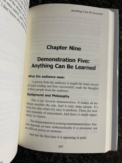 Mentalism Incorporated Vol. 1 - Chuck Hickok (2025 edition)