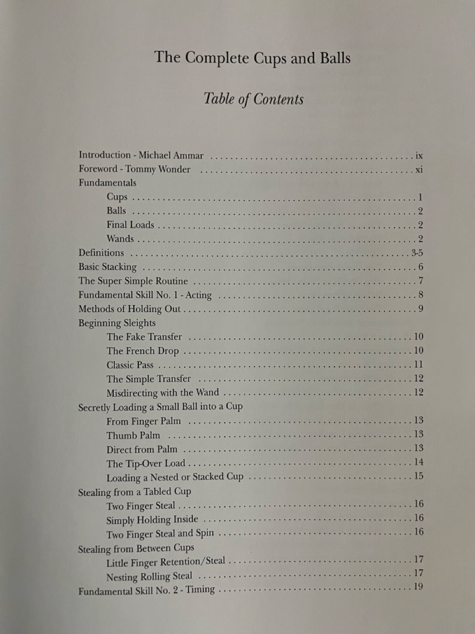 The Complete Cups & Balls - Michael Ammar
